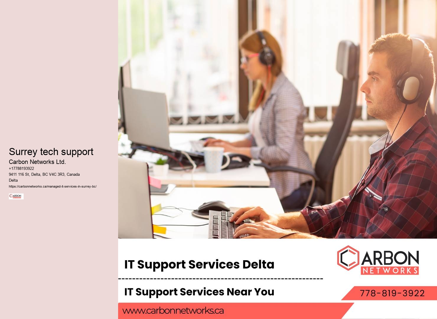 Surrey's Expert IT Service Desk Support